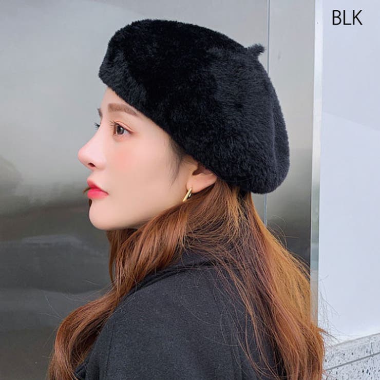 ベレー帽 フェイクファー レディース[品番：VCTW0003562]｜VICTORIA