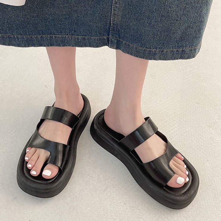 サンダル　プラットフォームサンダル　厚底　韓国　ファッション