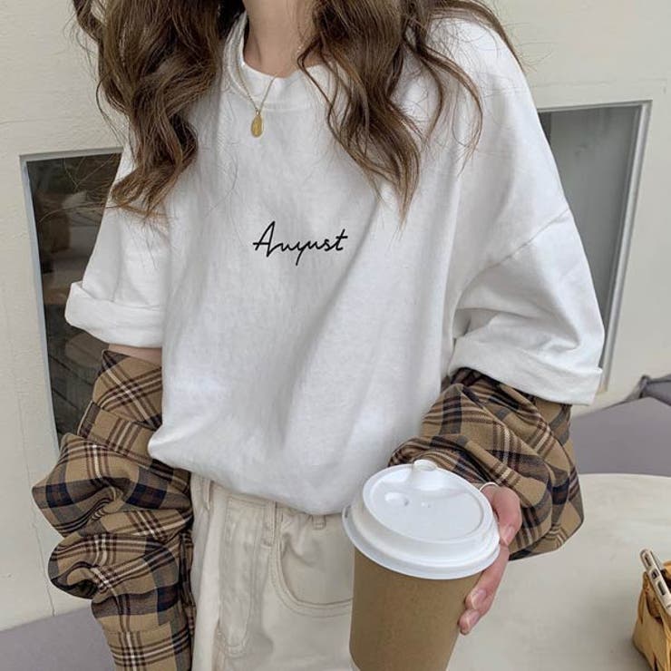 レディース　プリントTシャツ　韓国ファッション