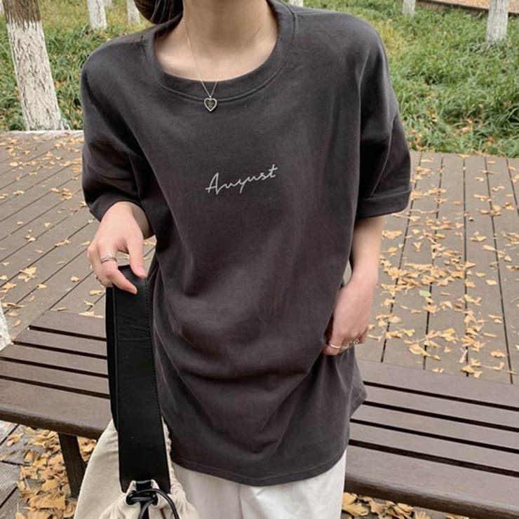レディース　プリントTシャツ　韓国ファッション