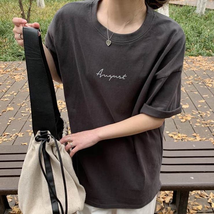 レディース　プリントTシャツ　韓国ファッション