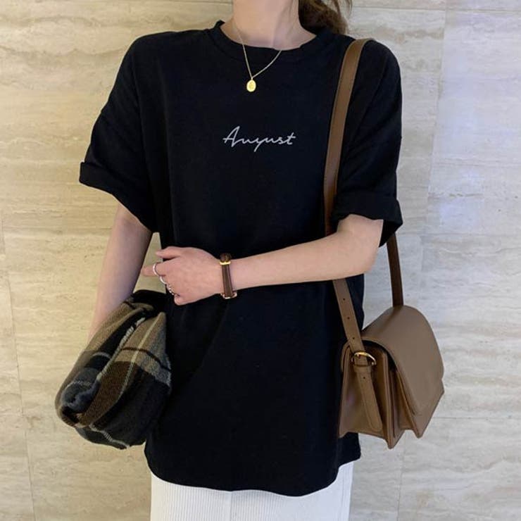 レディース　プリントTシャツ　韓国ファッション