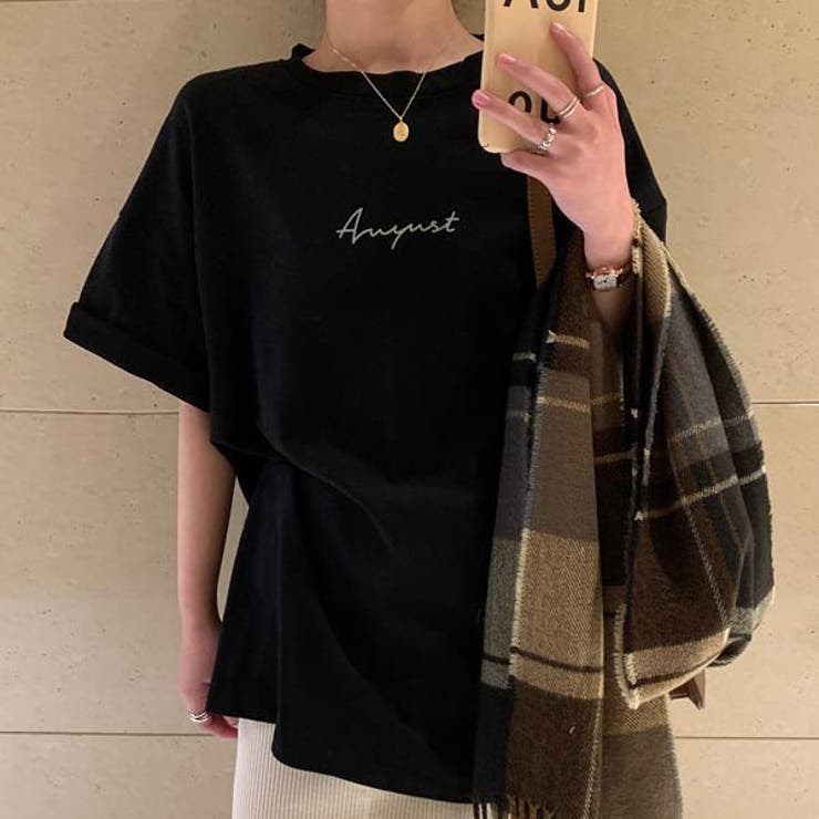 レディース　プリントTシャツ　韓国ファッション