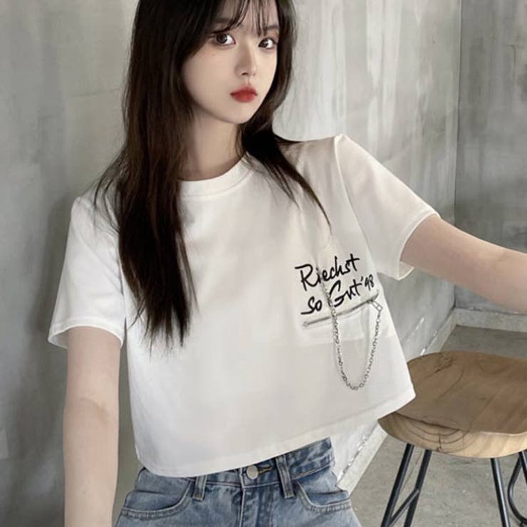 クロップドTシャツ レディース Tシャツ[品番：VCTW0004315