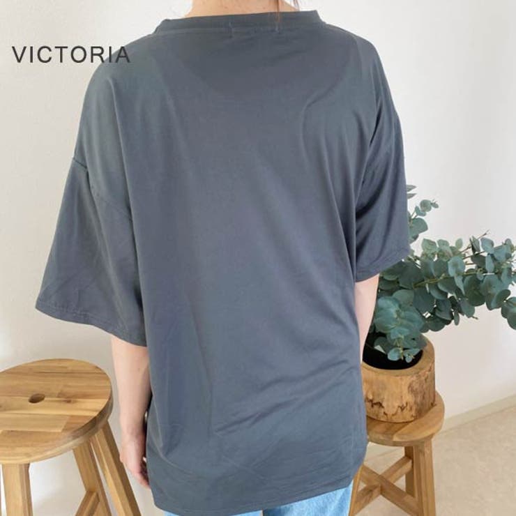 ポップコーン プリント Tシャツ | VICTORIA | 詳細画像10 