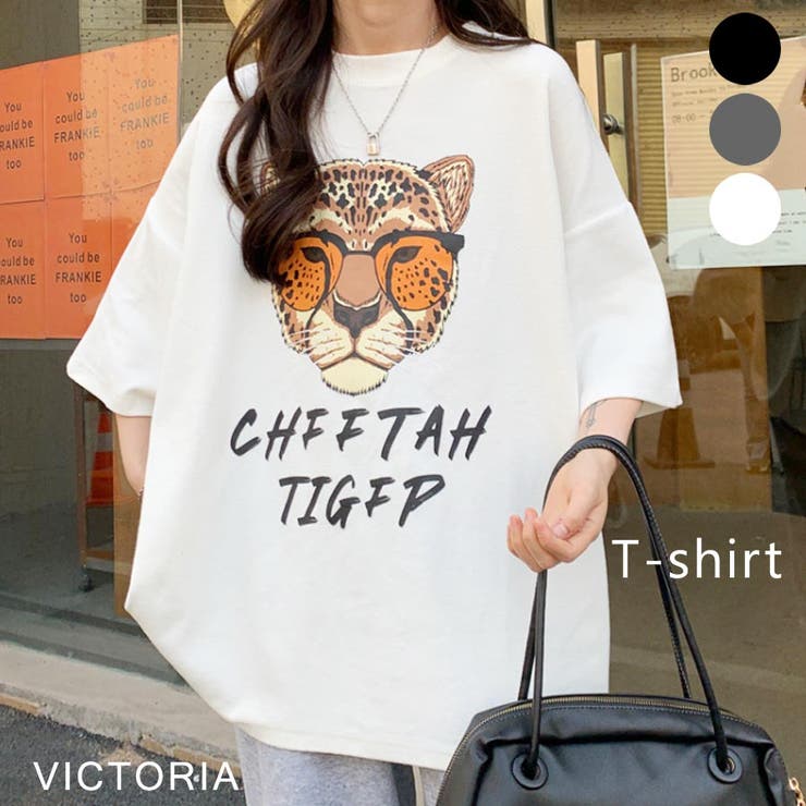 ユニークプリント Tシャツ 半袖 | VICTORIA | 詳細画像1 