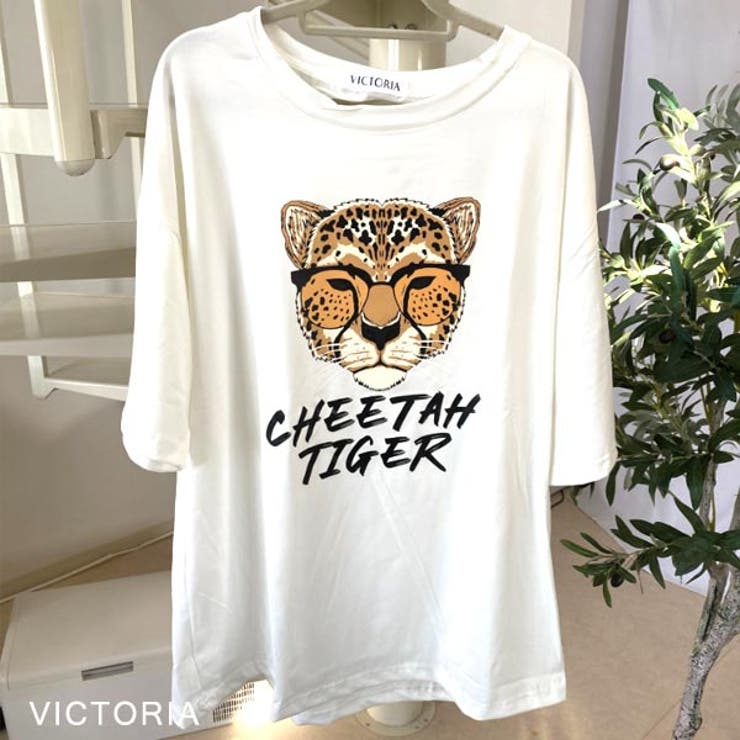 レディース　プリントTシャツ　韓国ファッション