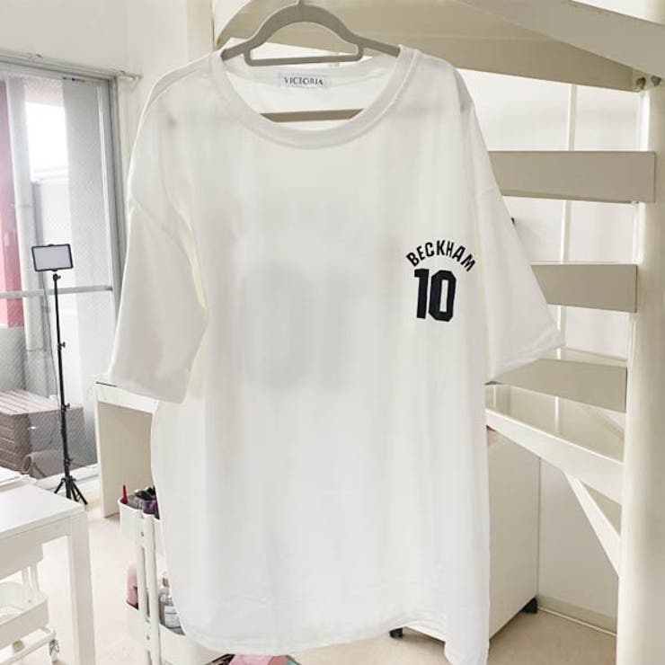 韓国風 オーバーサイズ ナンバープリント | VICTORIA | 詳細画像6 