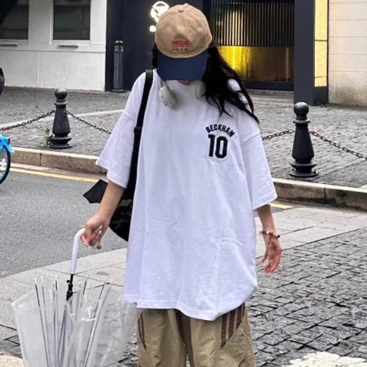 韓国風 オーバーサイズ ナンバープリント | VICTORIA | 詳細画像9 