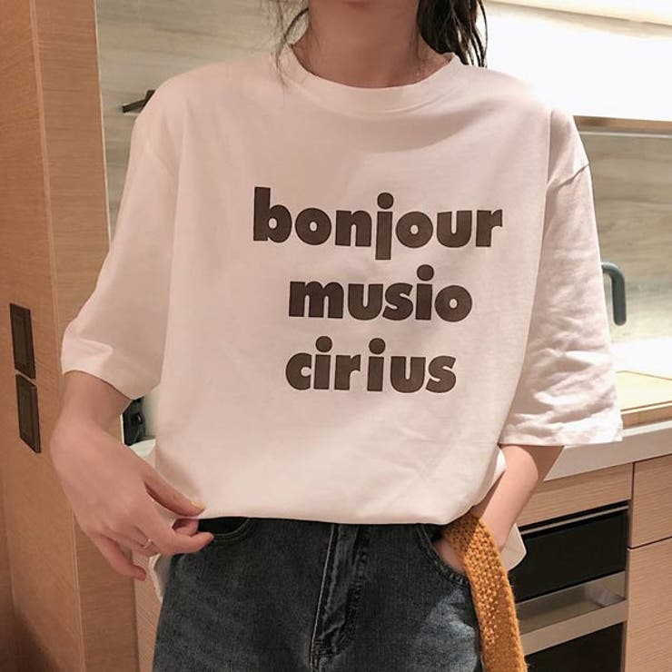 即発Victoria'sSecretPINK半袖TシャツロゴTeeオーバーサイズ ロゴ プリント 半袖[品番：VCTW0004509]｜VICTORIA