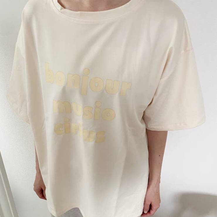 即発Victoria'sSecretPINK半袖TシャツロゴTeeオーバーサイズ ロゴ プリント 半袖[品番：VCTW0004509]｜VICTORIA