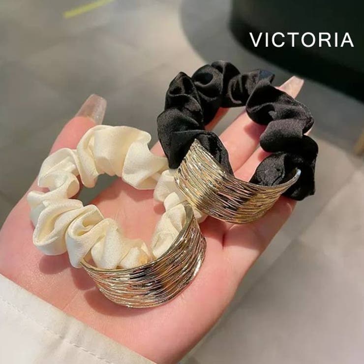 シュシュ　ヘアバンド　ヘアアクセサリー　韓国　ファッション