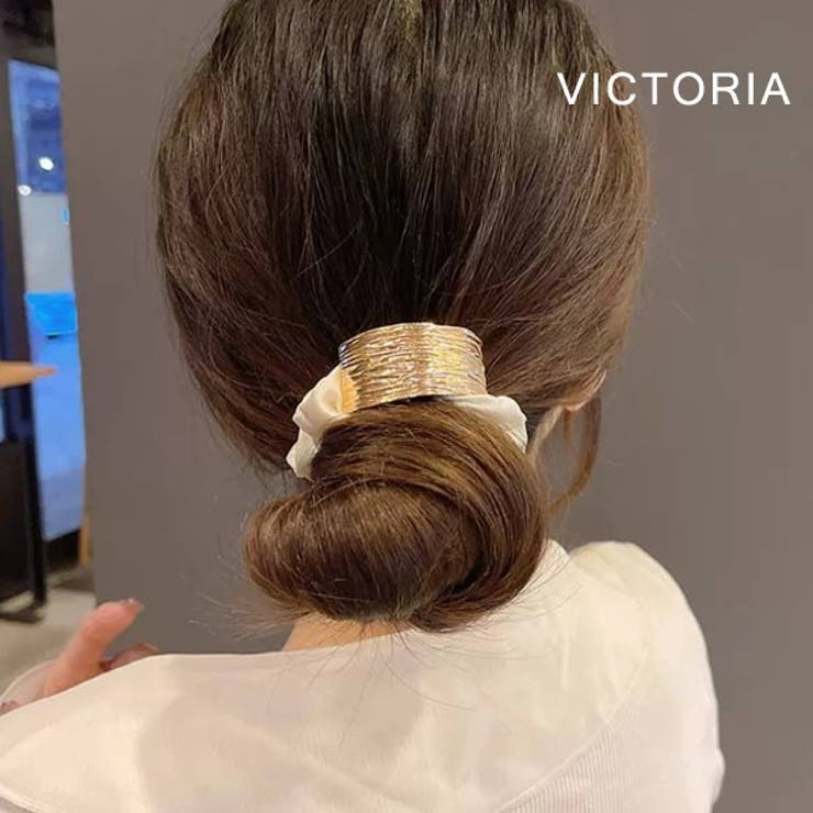 シュシュ　ヘアバンド　ヘアアクセサリー　韓国　ファッション