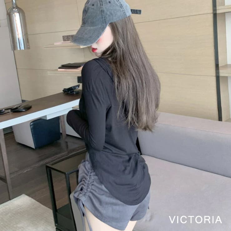 ヘンリーネック ロンT フード付き | VICTORIA | 詳細画像8 