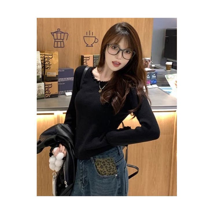 リブニット トップス レディース | VICTORIA | 詳細画像10 