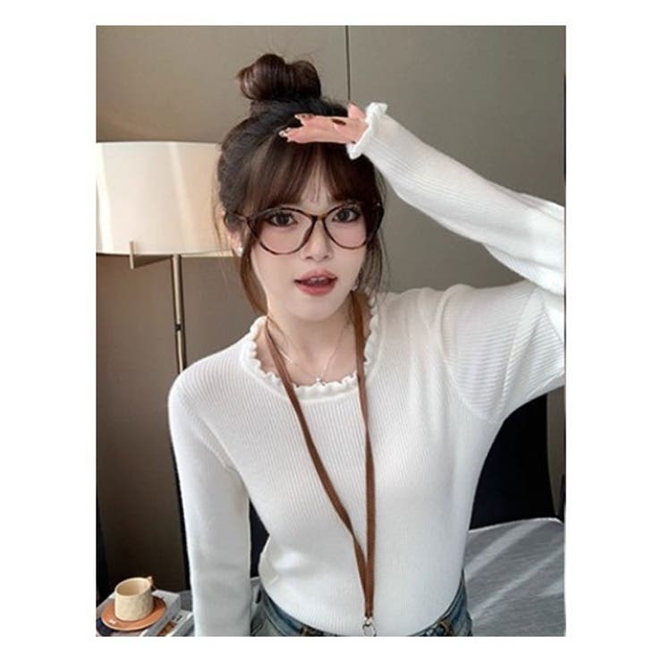 リブニット トップス レディース | VICTORIA | 詳細画像3 