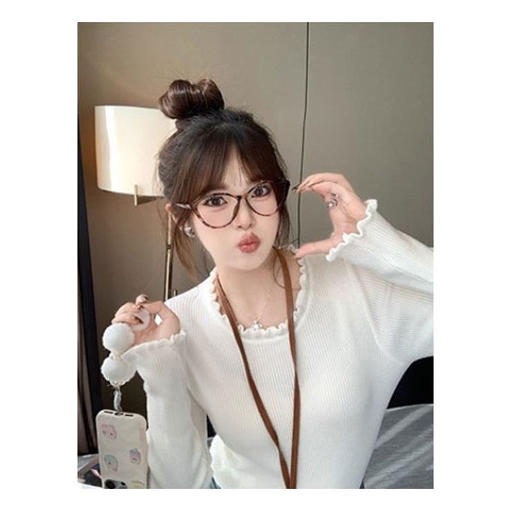 リブニット トップス レディース | VICTORIA | 詳細画像6 