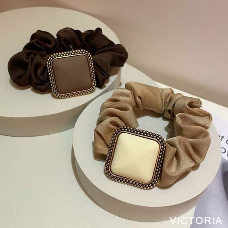 シュシュ ヘアゴム スクエア | VICTORIA | 詳細画像7 