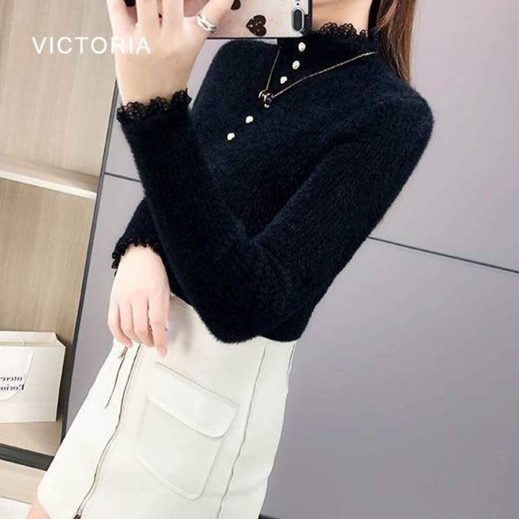 ハイネック ニット トップス | VICTORIA | 詳細画像9 