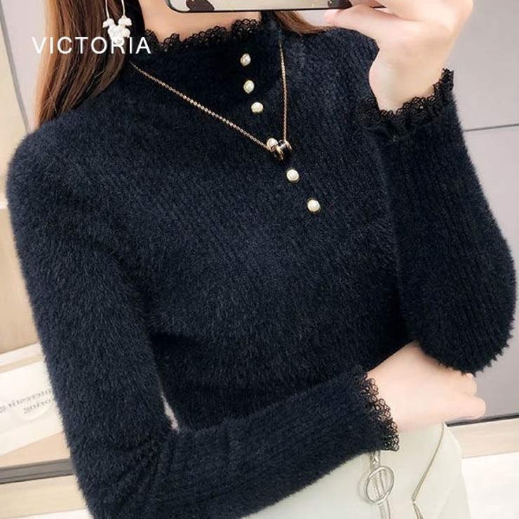 ハイネック ニット トップス | VICTORIA | 詳細画像10 