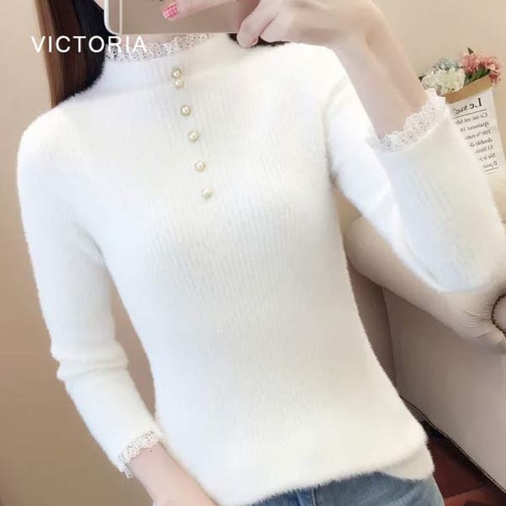 ハイネック ニット トップス | VICTORIA | 詳細画像4 