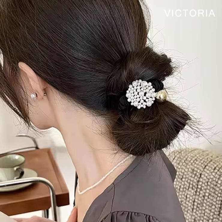 ヘアゴム パール ビジュー | VICTORIA | 詳細画像6 