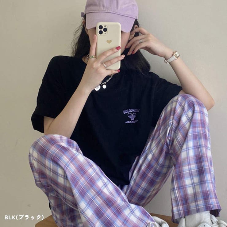 BLK | 【韓国ファッション】Tシャツ 半袖 オーバーサイズ | VICTORIA