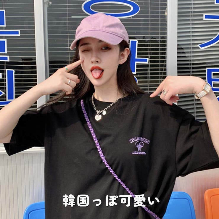 【韓国ファッション】Tシャツ 半袖 オーバーサイズ | VICTORIA | 詳細画像9 