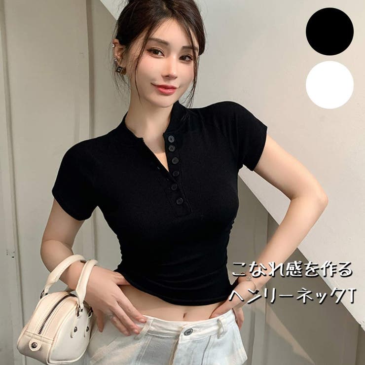 リブ Tシャツ 半袖 | VICTORIA | 詳細画像1 
