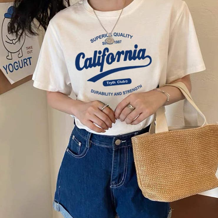 【トレンド】Y2Kファッション ロゴクロップドTシャツ レディース | VICTORIA | 詳細画像7 