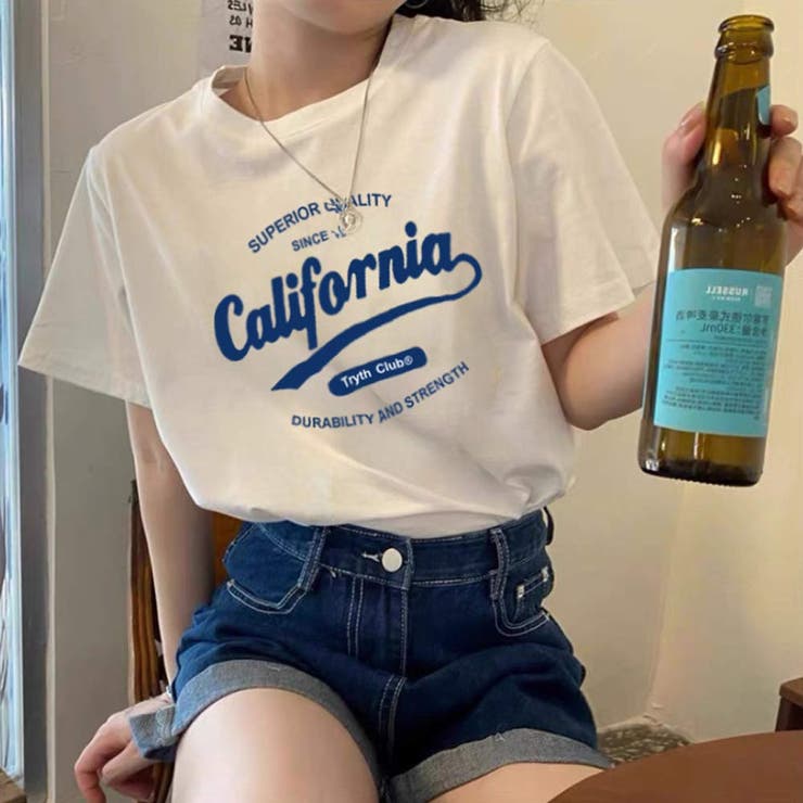 【トレンド】Y2Kファッション ロゴクロップドTシャツ レディース | VICTORIA | 詳細画像8 
