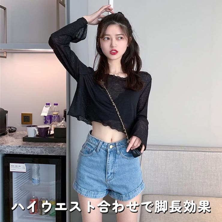 シアートップス クロップド丈 レディース | VICTORIA | 詳細画像5 