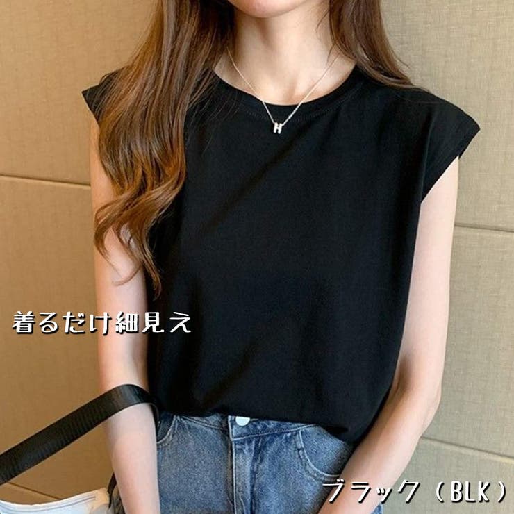 BLK | フレンチスリーブTシャツ レディース 半袖 | VICTORIA