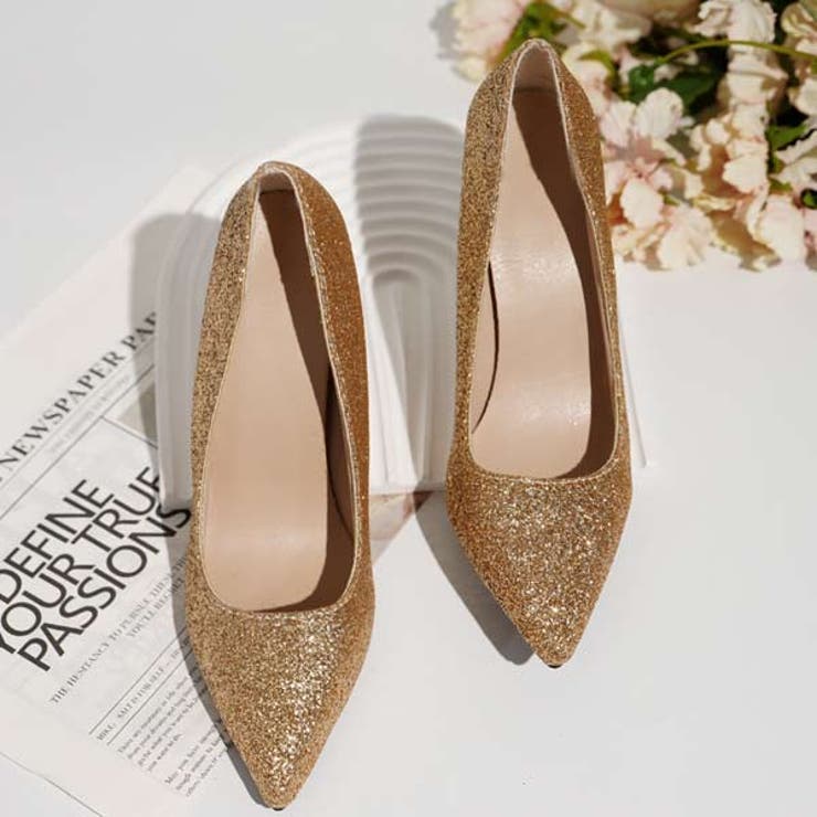 グリッター パンプス 韓国[品番：VCTW0004374]｜VICTORIA