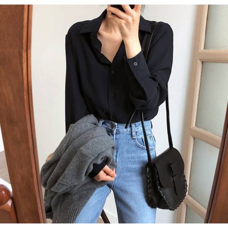 韓国ファッション シャツ ベーシック | VICTORIA | 詳細画像7 