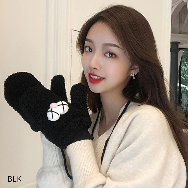 手袋 冬 ミトン[品番：VCTW0003592]｜VICTORIA（ヴィクトリア