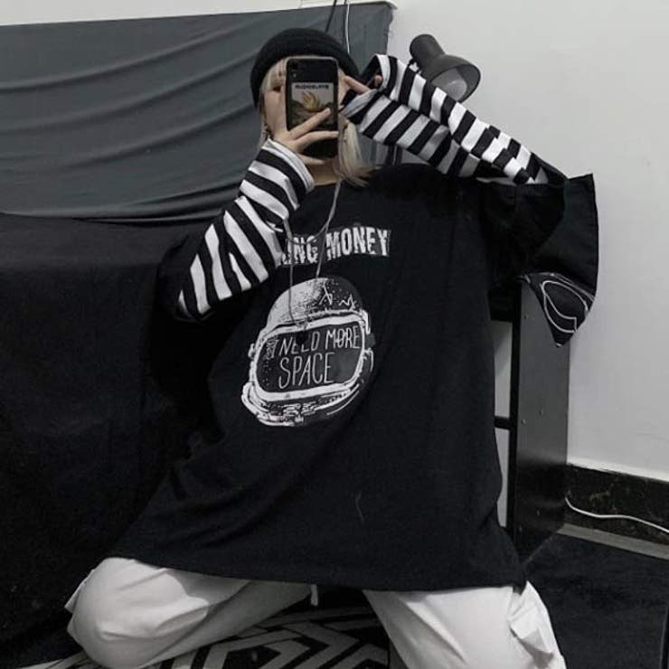 新品ヴィクトリアシークレットゆったりロンT人気ブランド長袖Tシャツブラック 新品ヴィクトリアシークレットゆったりロンT人気ブランド長袖T