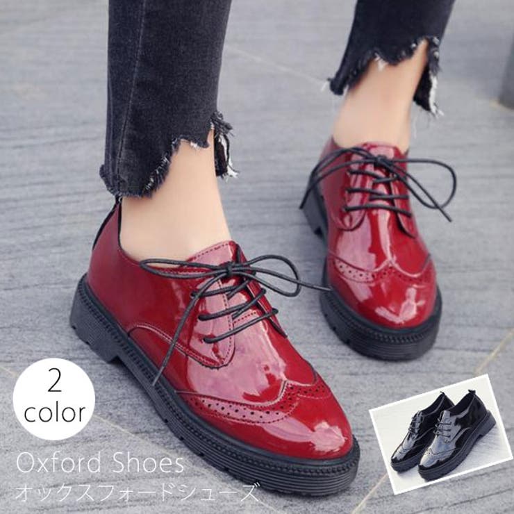 エナメル レースアップシューズ エナメル 品番 Vctw Victoria ヴィクトリア のレディース ファッション通販 Shoplist ショップリスト