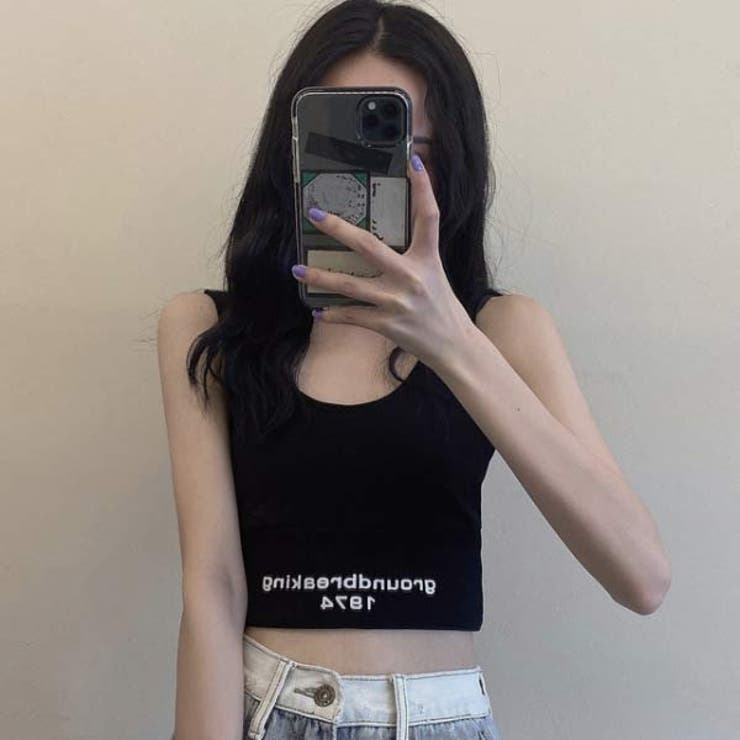 レディース　クロップドTシャツ　トレーニングウエア　韓国ファッション