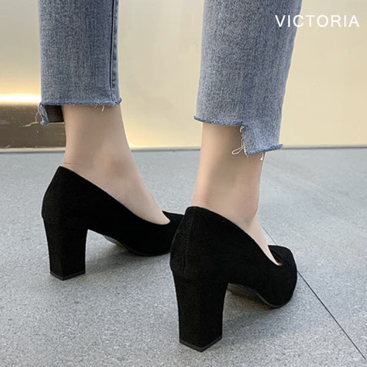 パンプス チャンキーヒール 9cmヒール | VICTORIA | 詳細画像4 