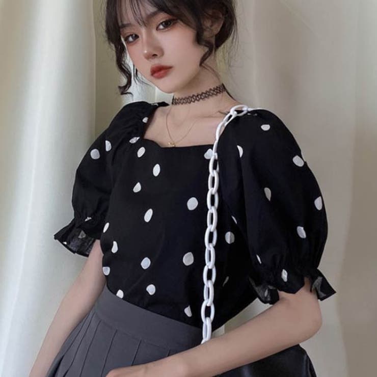 柄 水玉トップス レディース[品番：VCTW0003656]｜VICTORIA