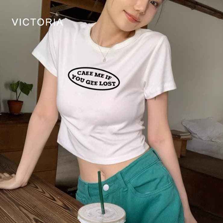 韓国ファッション Tシャツ レディース | VICTORIA | 詳細画像2 