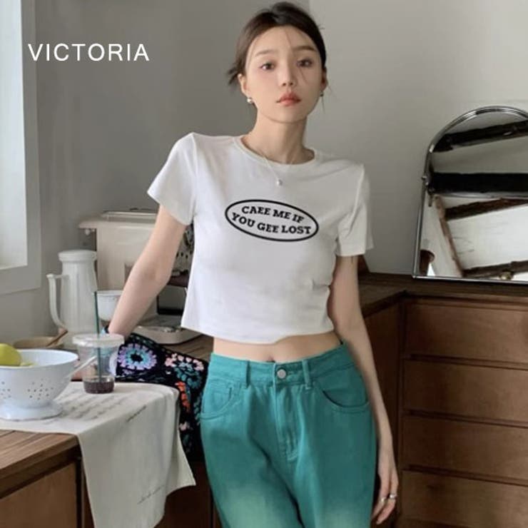 韓国ファッション Tシャツ レディース | VICTORIA | 詳細画像3 