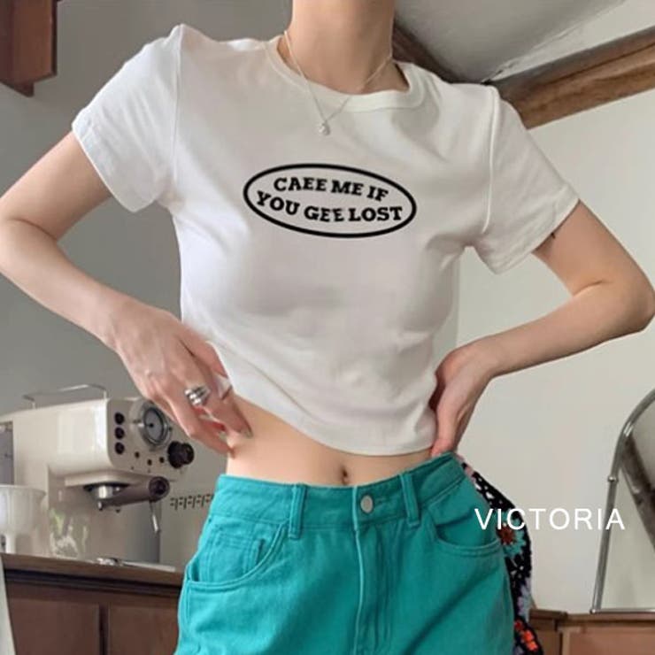韓国ファッション Tシャツ レディース | VICTORIA | 詳細画像4 