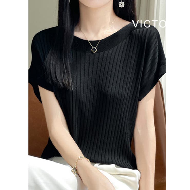 サマーニット レディース 半袖 | VICTORIA | 詳細画像2 