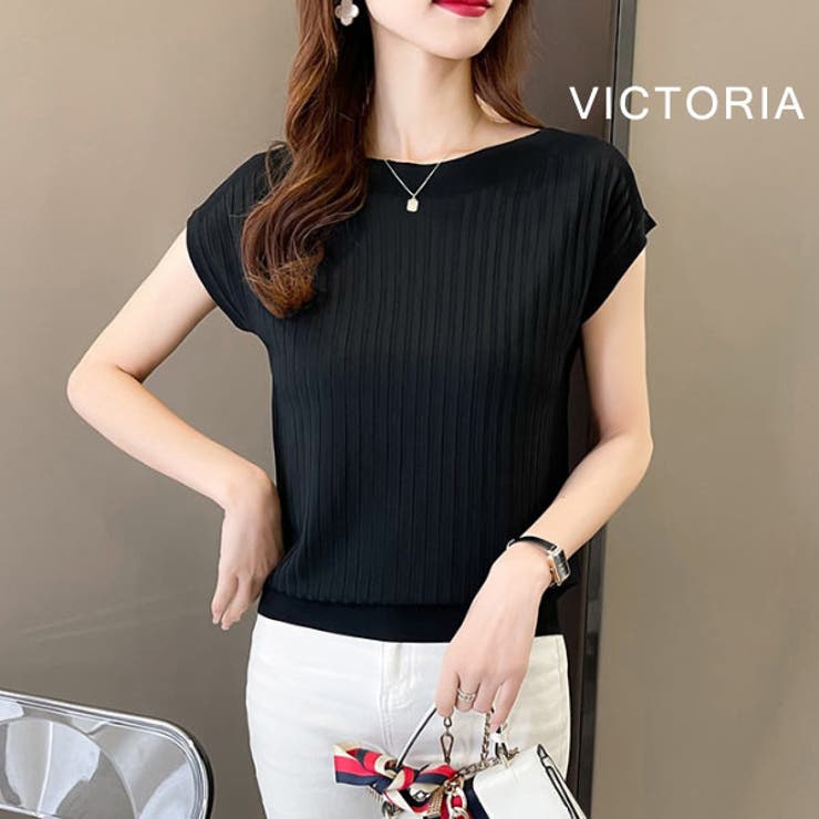 サマーニット レディース 半袖 | VICTORIA | 詳細画像4 