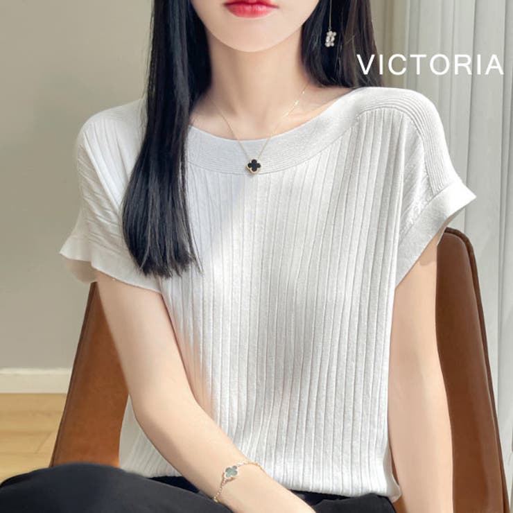 WHT | サマーニット レディース 半袖 | VICTORIA