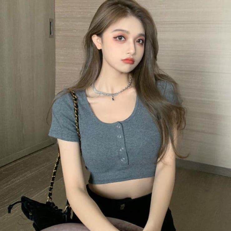 クロップドTシャツ レディース Tシャツ[品番：VCTW0004286]｜VICTORIA