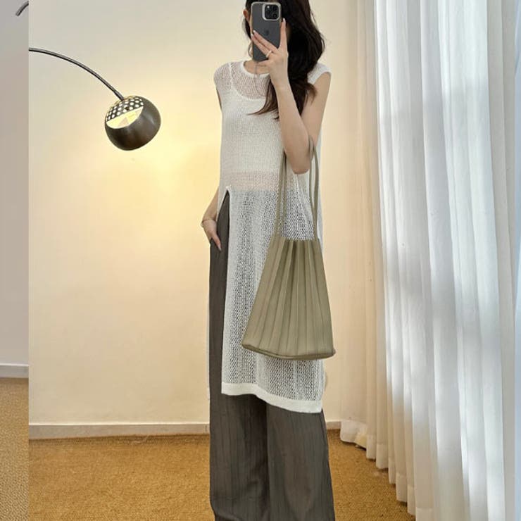 CHANEL サマーニットワンピース レディース