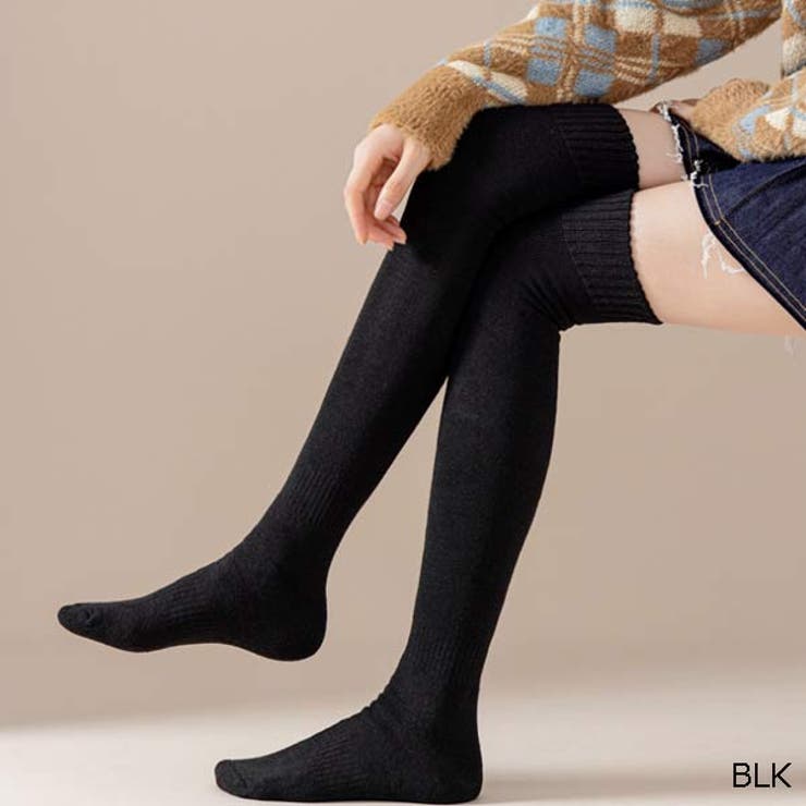 【限定製作】 ハイソックス ニーハイソックス 靴下[品番：VCTW0004008 Legwear
